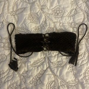 acacia swim como top in dark brown!!🤎